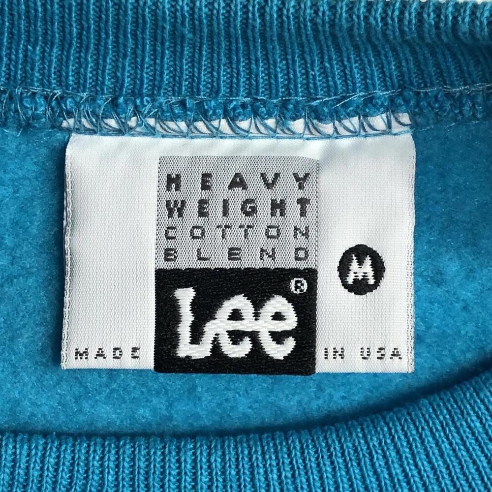 Native American Embellished Sweatshirt Women's Size M Beaded Blue Vtg Lee USA - Picture 4 of 9